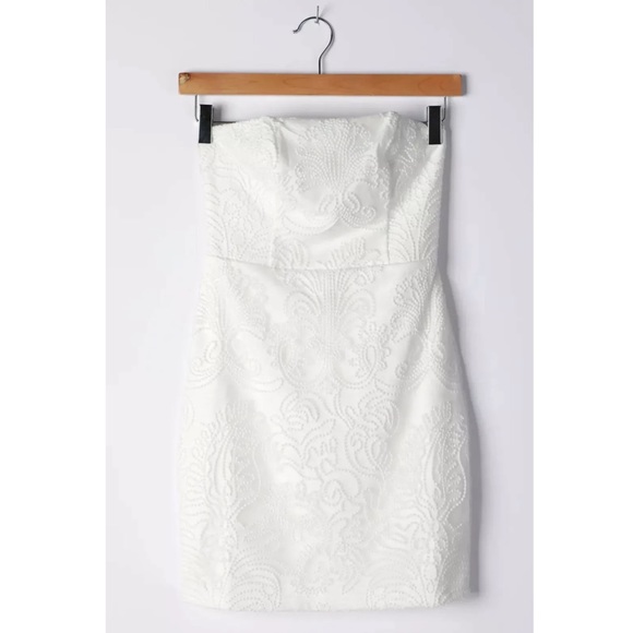 Lulus Dress White Got Your Attention Embroidered - Picture 3 of 11